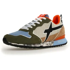 Homme W6YZ Sneakers en Cuir Jet kaki