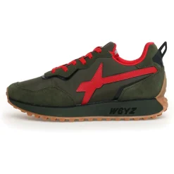 Homme W6YZ Sneakers en Cuir Jet2 kaki