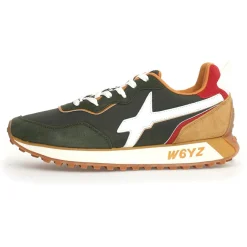Homme W6YZ Sneakers en Cuir Jet2 kaki