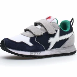 Best W6YZ Sneakers en Cuir Jet marine/blanc