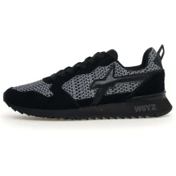Homme W6YZ Sneakers en Cuir Jet noires