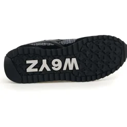 Homme W6YZ Sneakers en Cuir Jet noires