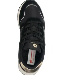 New W6YZ Sneakers en Cuir Jet noires