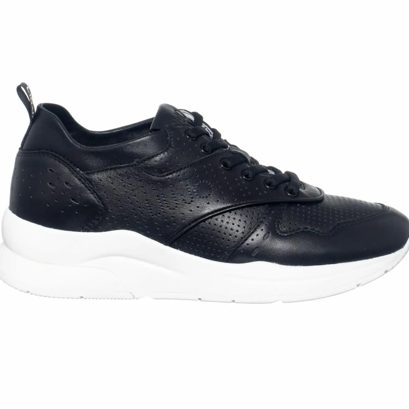 Sale Liu-Jo Sneakers en Cuir Karlie noires