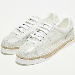Outlet Canal Saint Martin Sneakers en Cuir Lancry marbre