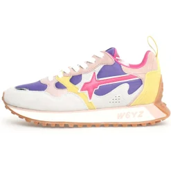 Clearance W6YZ Sneakers en Cuir Loop argentées