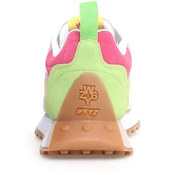 New W6YZ Sneakers en Cuir Loop argentées