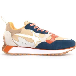 Best W6YZ Sneakers en Cuir Loop beiges