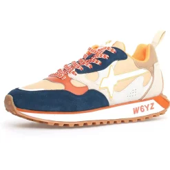 Best W6YZ Sneakers en Cuir Loop beiges