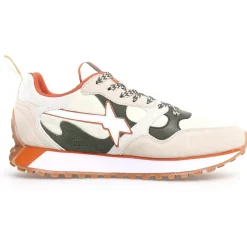 Homme W6YZ Sneakers en Cuir Loop beiges