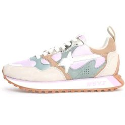 Femme W6YZ Sneakers en Cuir Loop beiges