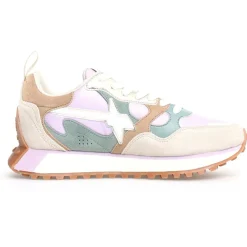 Femme W6YZ Sneakers en Cuir Loop beiges