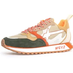 Best W6YZ Sneakers en Cuir Loop beiges