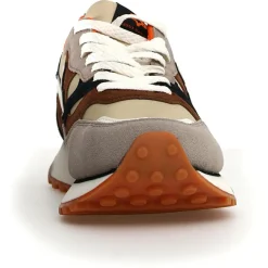 Homme W6YZ Sneakers en Cuir Loop beiges