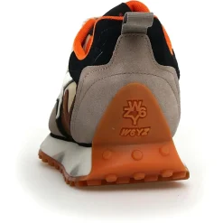 Homme W6YZ Sneakers en Cuir Loop beiges