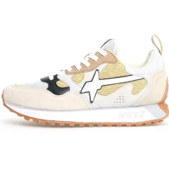 Homme W6YZ Sneakers en Cuir Loop beiges