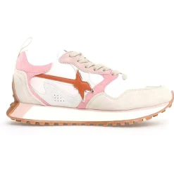 Femme W6YZ Sneakers en Cuir Loop beiges