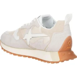 W6YZ Sneakers en Cuir Loop beiges