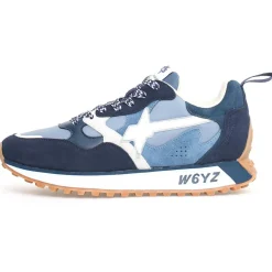 Homme W6YZ Sneakers en Cuir Loop bleues
