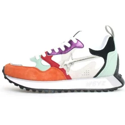 Femme W6YZ Sneakers en Cuir Loop orange