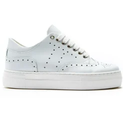British Passport Sneakers en Cuir Luna blanches