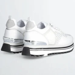 Femme Liu-Jo Sneakers en Cuir Mahaut blanches