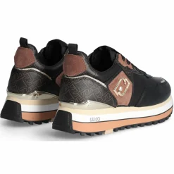 Best Liu-Jo Sneakers en Cuir Mahaut noir/marron