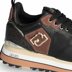 Best Liu-Jo Sneakers en Cuir Mahaut noir/marron