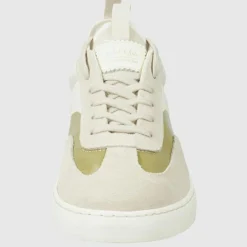 Femme Scotch & Soda Sneakers en Cuir Maora blanc/vert/doré