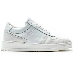 Femme British Passport Sneakers en Cuir Meli blanches