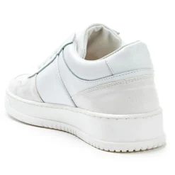 Femme British Passport Sneakers en Cuir Meli blanches