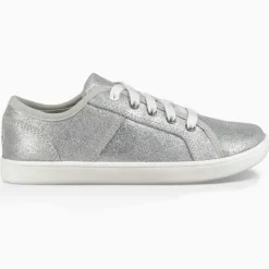 Discount Ugg Sneakers en Cuir métallisé Irvin argentées