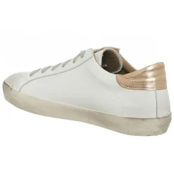 Femme Loretta Pettinari Sneakers en Cuir Olivia blanc/léopard/rose doré