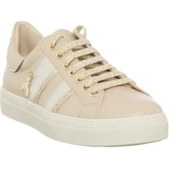 Online Patrizia Pepe Sneakers en Cuir Peno beiges
