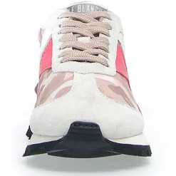 Outlet Voile Blanche Sneakers en Cuir Qwark blanc/rose