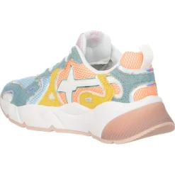 Online W6YZ Sneakers en Cuir Sarah bleues