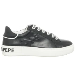 Femme Patrizia Pepe Sneakers en Cuir Soprasa noir/blanc