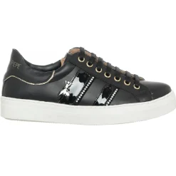 Femme Patrizia Pepe Sneakers en Cuir Vitello noires
