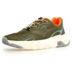 New W6YZ Sneakers en Cuir Will kaki