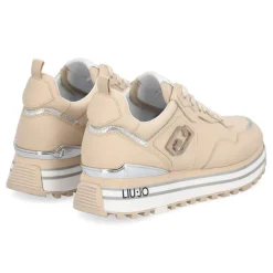 Femme Liu-Jo Sneakers en Cuir Wilow beiges