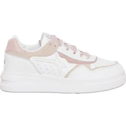 Femme W6YZ Sneakers en Cuir Xenia beiges