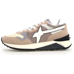 Homme W6YZ Sneakers en Cuir Yak beiges