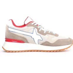 Homme W6YZ Sneakers en Cuir Yak grises