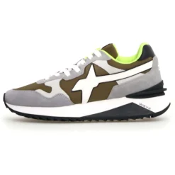 Homme W6YZ Sneakers en Cuir Yak grises