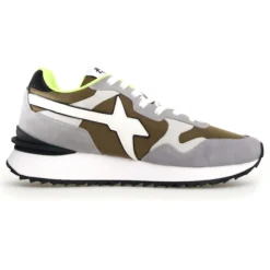 Homme W6YZ Sneakers en Cuir Yak grises