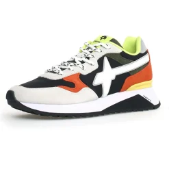 New W6YZ Sneakers en Cuir Yak noires