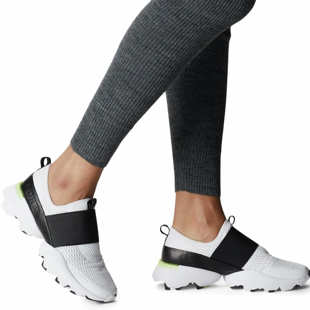 Outlet Sorel Sneakers en Maille & Cuir Kinetic™ Impact blanches