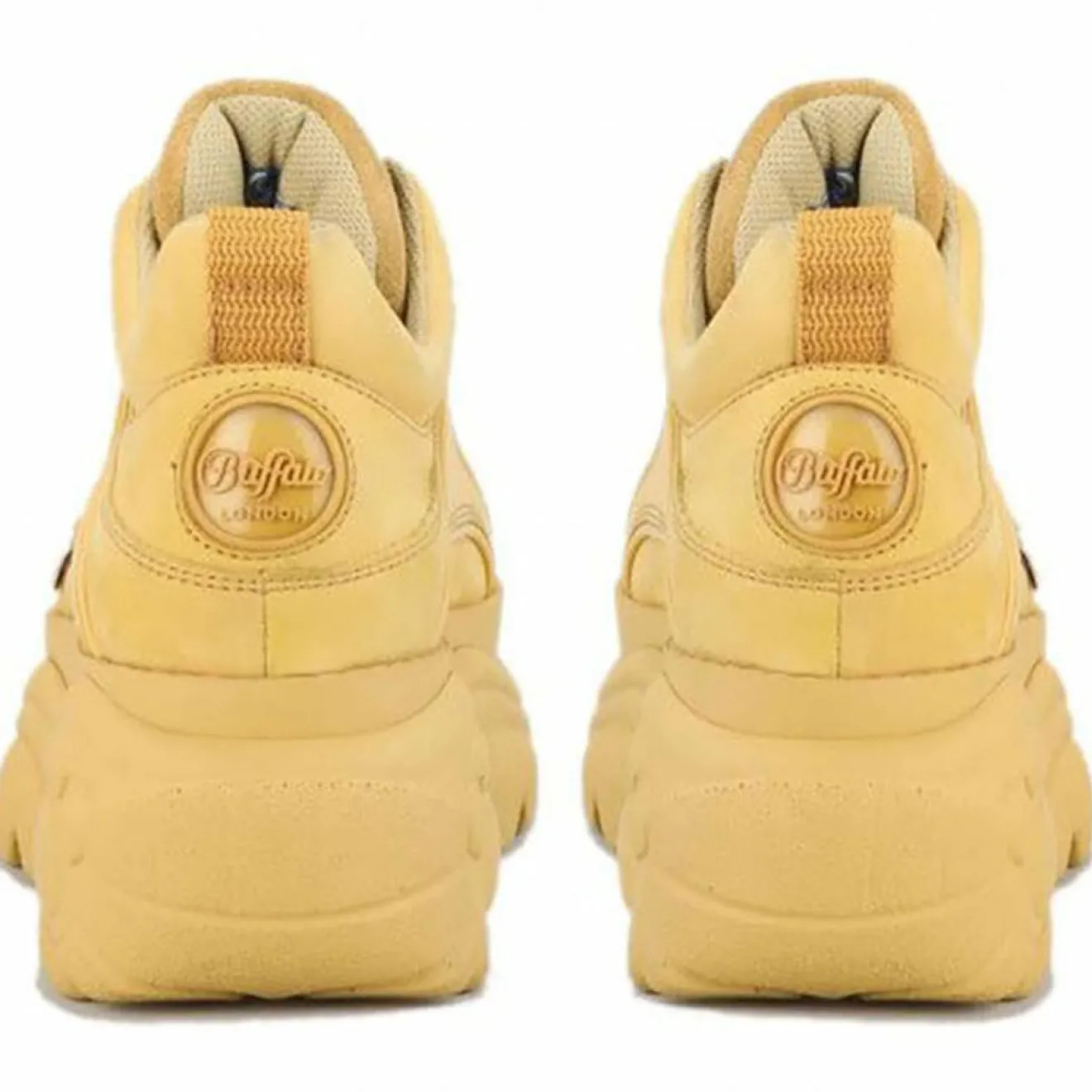 Outlet Buffalo Sneakers en Nubuck beiges