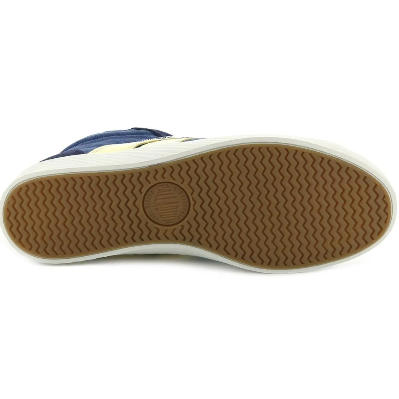 Hot Palladium Sneakers en Toile Pallaphoenix Cuff Rto bleu/jaune