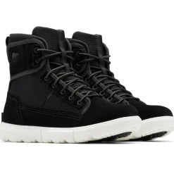 Discount Sorel Sneakers en Velours de Cuir & Nylon imperméables Explorer™ Mission noires